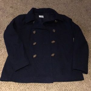 Old Navy Pea Coat- wool & polyester. Size large